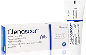 รูปภาพของ CLENASCAR GEL 15g. (สีน้ำเงิน) ลดรอยแผลเป็นหลุมสิว รอยนูน